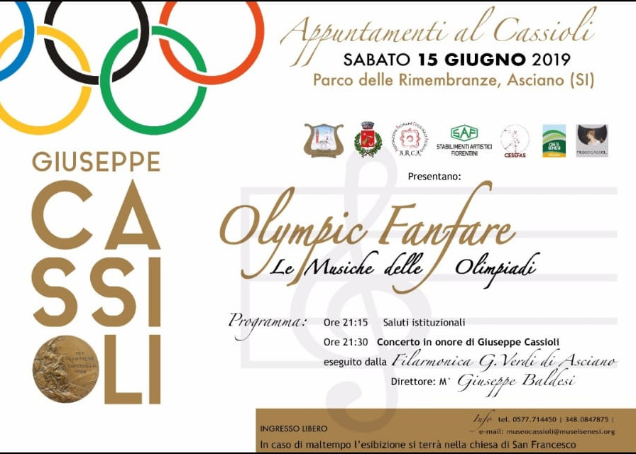 Olympic Fanfare – sabato 15 giugno – ore 21:15 – parco della Rimembranza